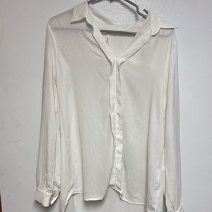 White sheer blouse